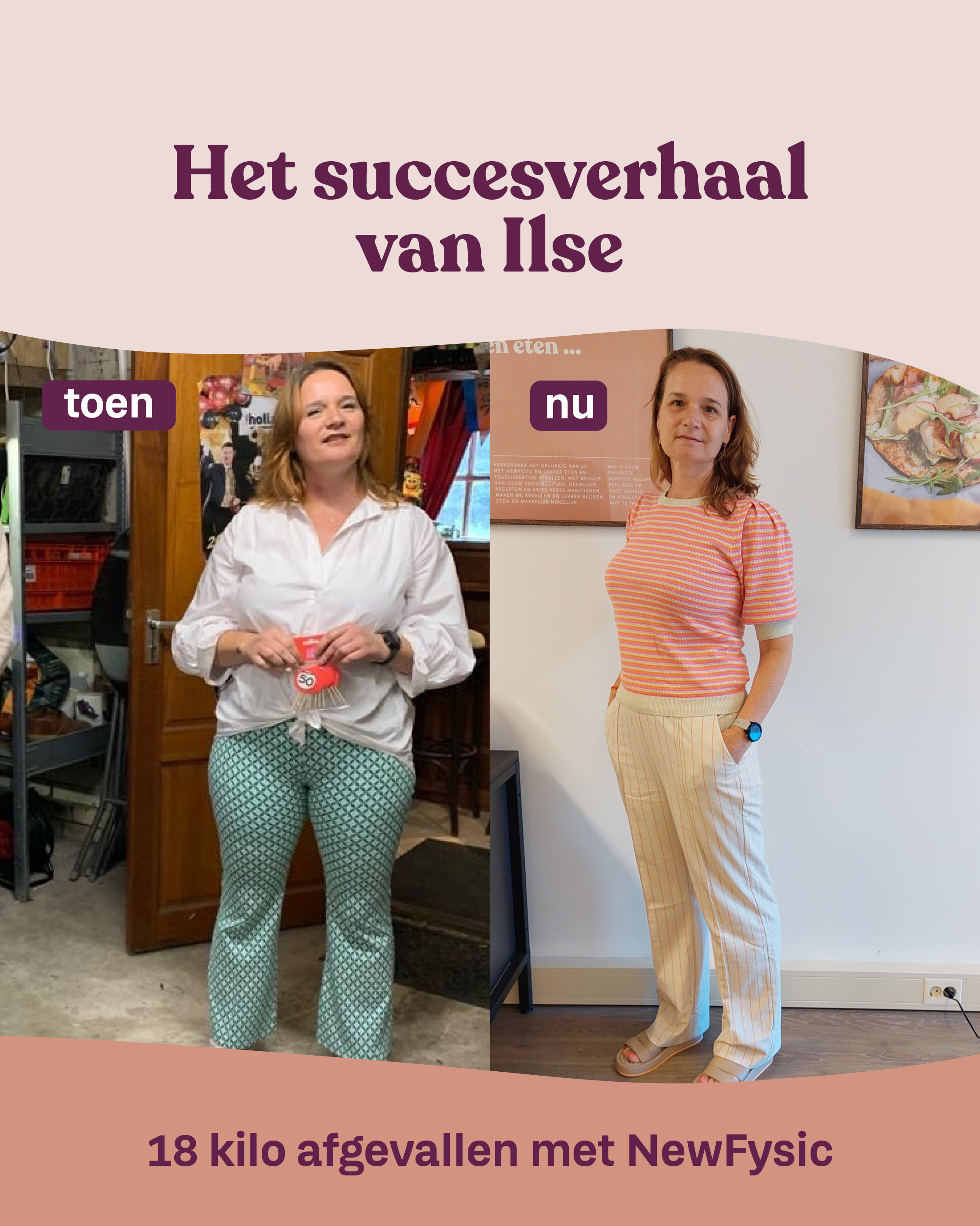 18 kilo lichter en vol energie dankzij NewFysic