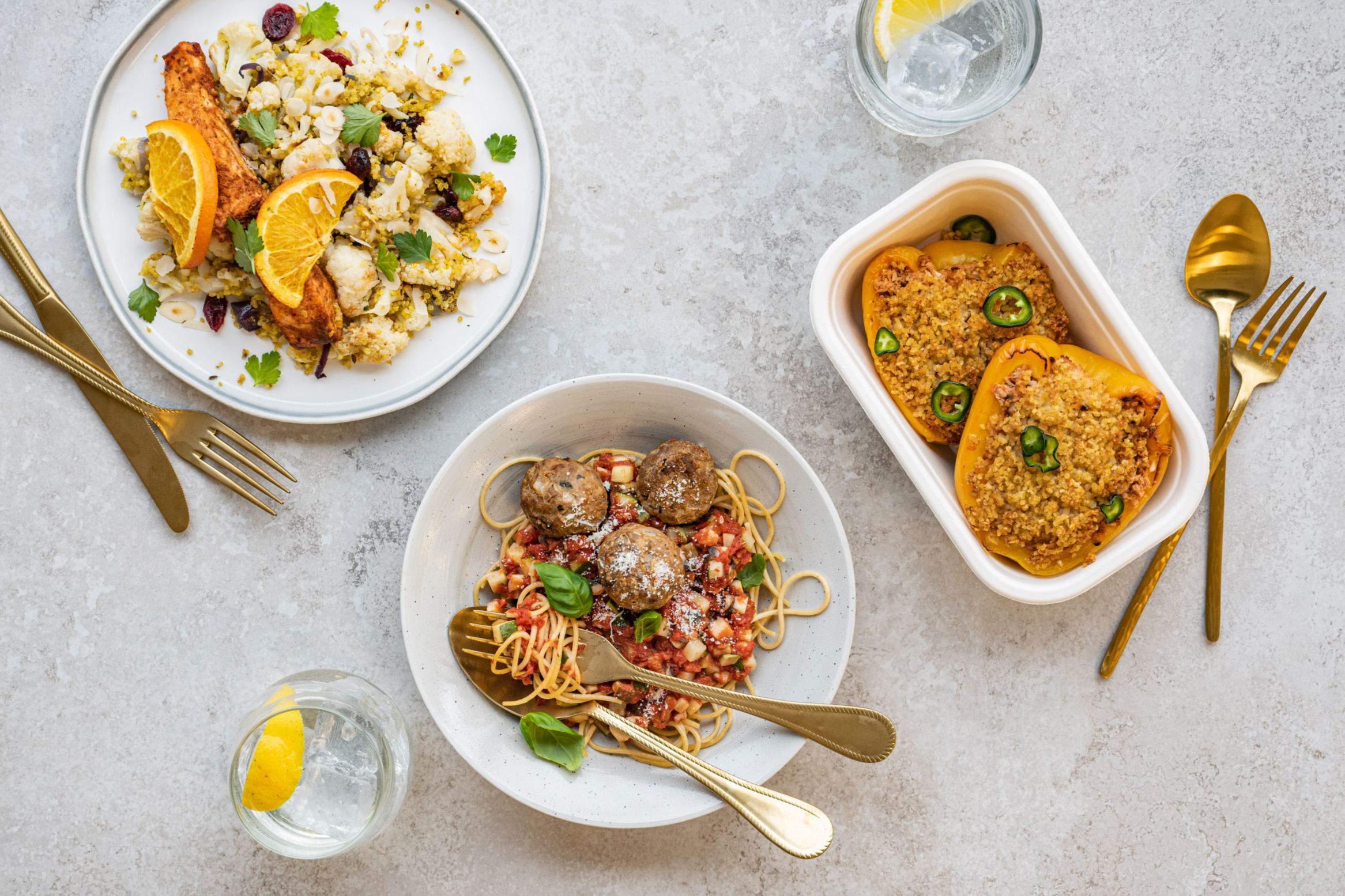 Voorbeeld van NewFysic maaltijden in de webshop