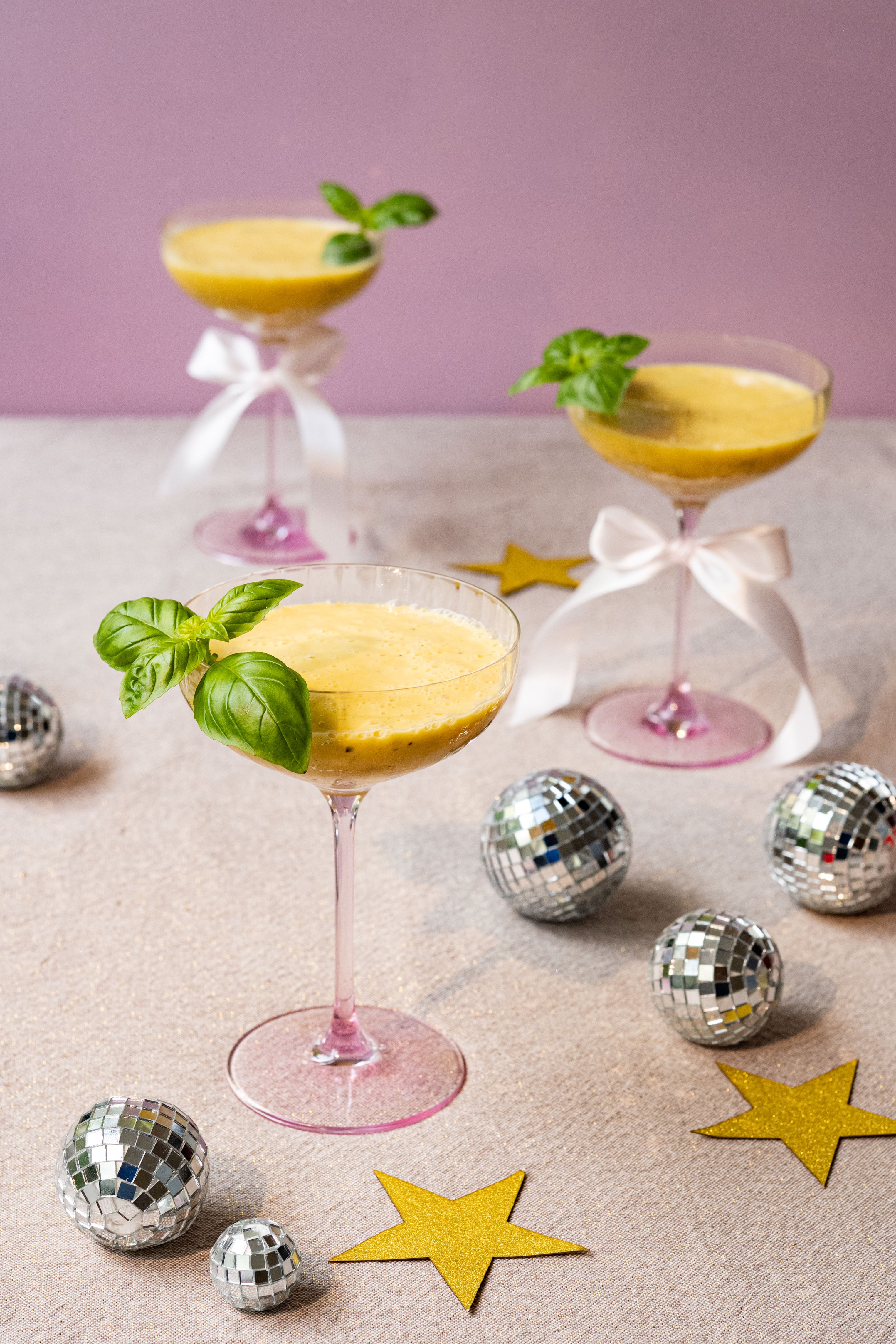 Perzikscroppino met passievrucht