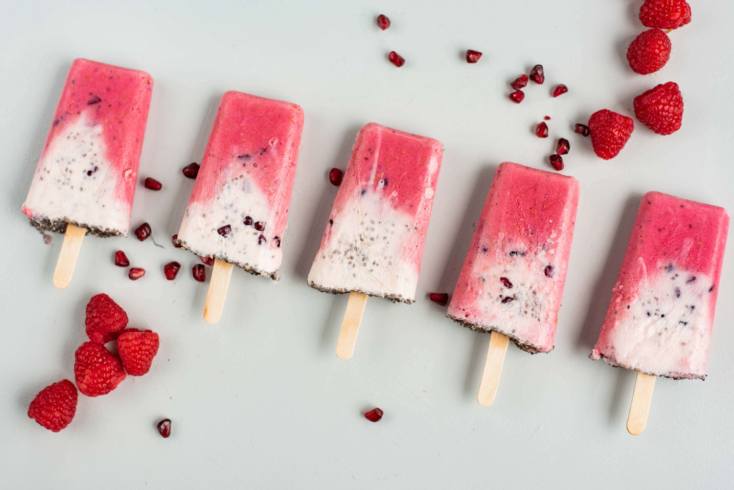 Grapefruit-frambozenijsjes