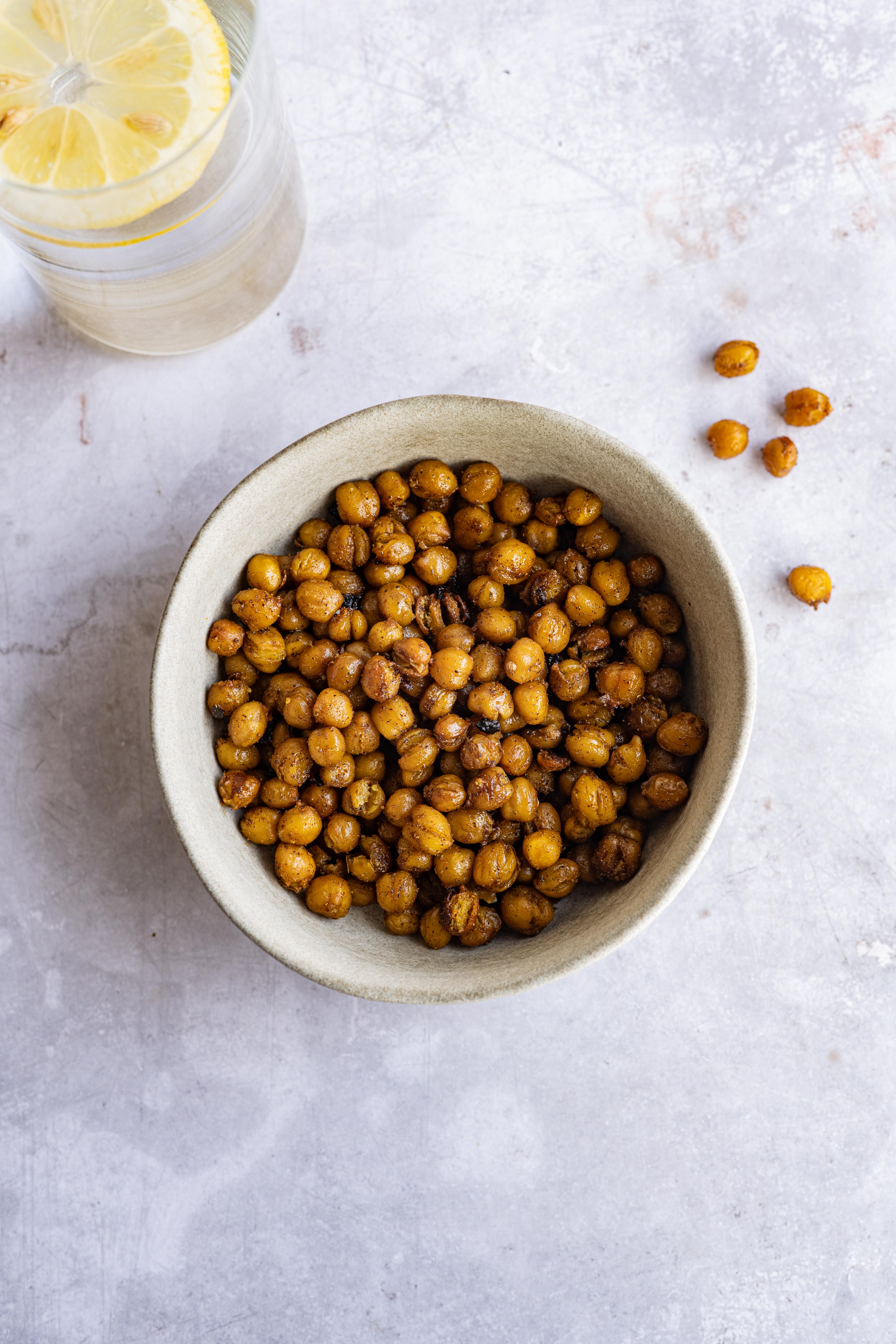 Knapperige kikkererwten