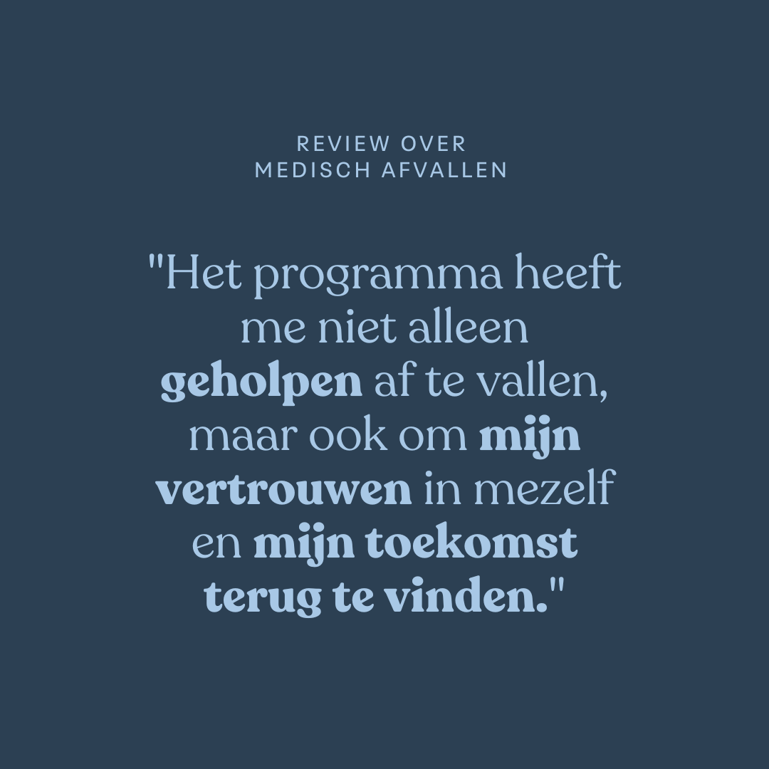 "Ik heb mijn vertrouwen in mezelf en mijn toekomst terug gevonden.''