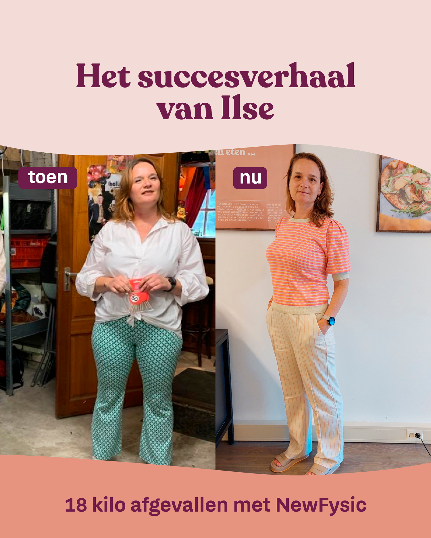 18 kilo lichter en vol energie dankzij NewFysic