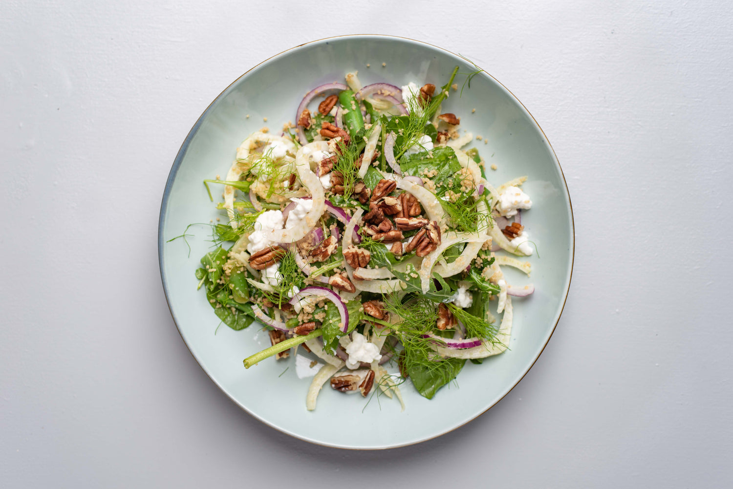 Maaltijdsalade met couscous en venkel