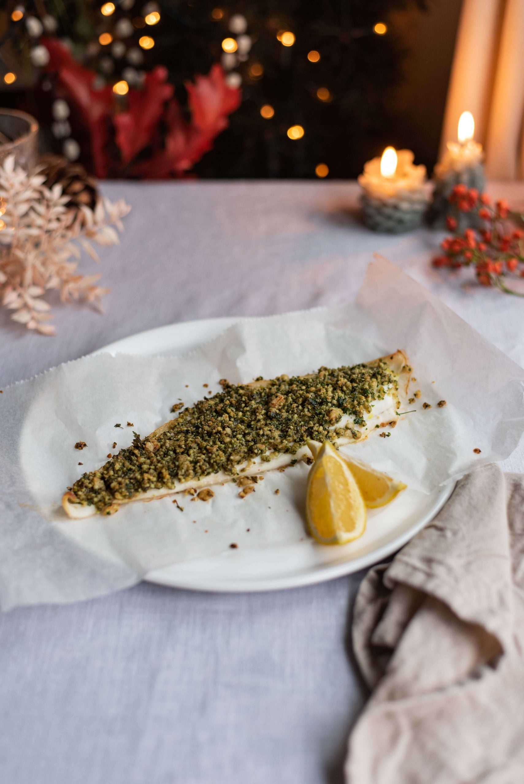 Heilbot met crunchy korstje uit de oven